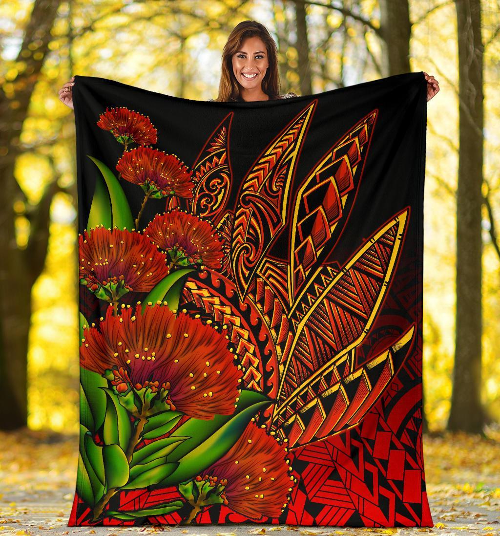 Polynesian Hawaii Premium Blanket - Ohia Lehua - Polynesian Pride