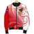 American Samoa Polynesian Custom Personalised Personalized Men's Bomber Jacket - Bald Eagle (Red) - Polynesian Pride