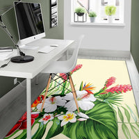 Wonderful Hibiscus Flower Area Rug AH - Polynesian Pride