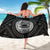 American Samoa Personalised Sarong - Seal In Polynesian Tattoo Style ( Black) - Polynesian Pride