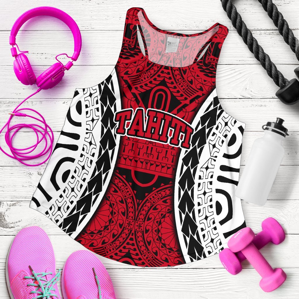 Tahiti Special Women's Racerback Tank Top A0 - Polynesian Pride