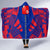 Wallis And Futuna Hooded Blanket - Polynesian Tattoo Flag - Polynesian Pride