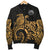 American Samoa Polynesian Bomber Jacket (Men) - Polynesian Turtle (Golden) - Polynesian Pride