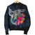 American Samoa Polynesian Men's Bomber Jacket - Tropical Flower - Polynesian Pride