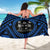 Fiji Sarong - Fiji Seal With Polynesian Tattoo Style (Blue) - Polynesian Pride