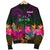 Fiji Personalised Men's Bomber Jacket - Summer Hibiscus - Polynesian Pride