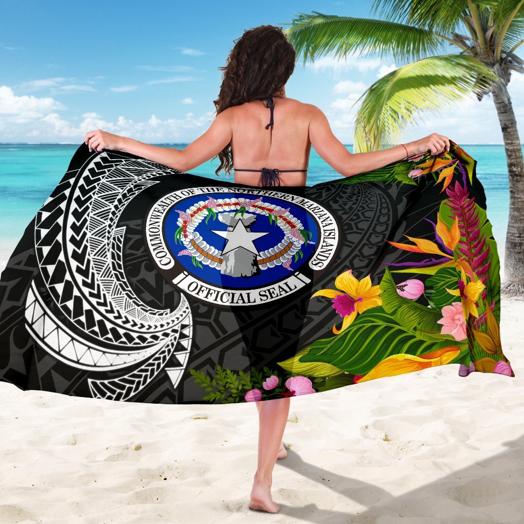 Northern Mariana Islands Sarong - Seal Spiral Polynesian Patterns - Polynesian Pride