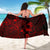 Fiji Sarong - Turtle Hibiscus Pattern Red - Polynesian Pride