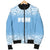 Federated States of Micronesia Men's Bomber Jacket - Fog Blue Style - Polynesian Pride