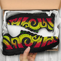 Polynesian Hawaii Sneakers - Reggae Tentacle Turtle - Polynesian Pride