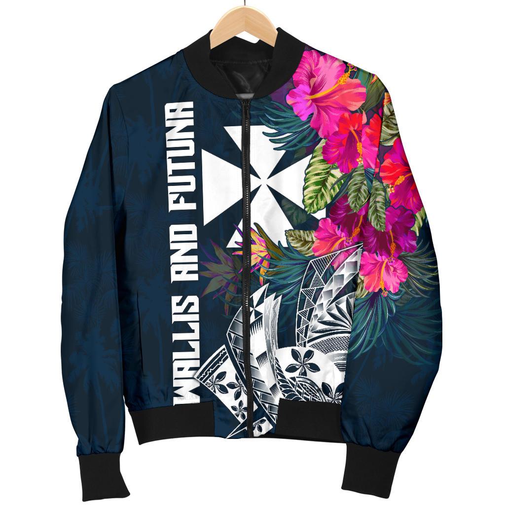 Wallis and Futuna Men's Bomber Jacket - Summer Vibes - Polynesian Pride