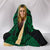 Hawaii Turtle Polynesian Hooded Blanket - Green - Armor Style - Polynesian Pride