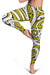 Polynesian Maori Ethnic Ornament Yellow Hawaii Women's Leggings AH - Polynesian Pride