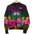 Federated States of Micronesia Men's Bomber Jacket - Summer Hibiscus - Polynesian Pride