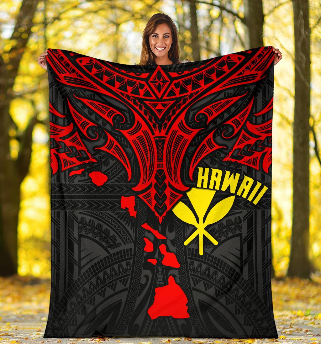 Polynesian Hawaii Premium Blanket - Polynesian Whale Tail - Polynesian Pride