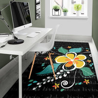 Aloha Hibiscus Art Area Rug AH - Polynesian Pride