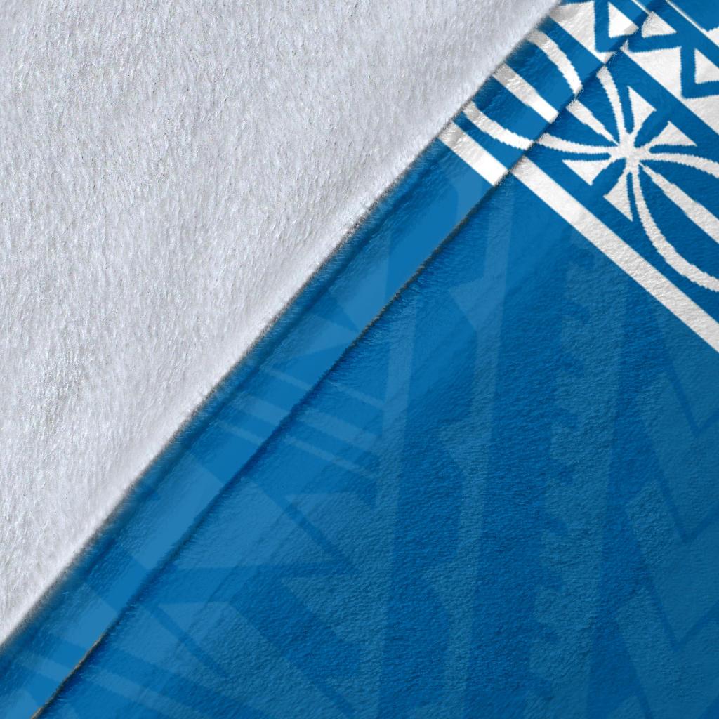 Yap Premium Blanket - Micronesian Blue Color Version - Polynesian Pride