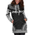 Palau Women's Hoodie Dress - Polynesian Black Chief - Polynesian Pride