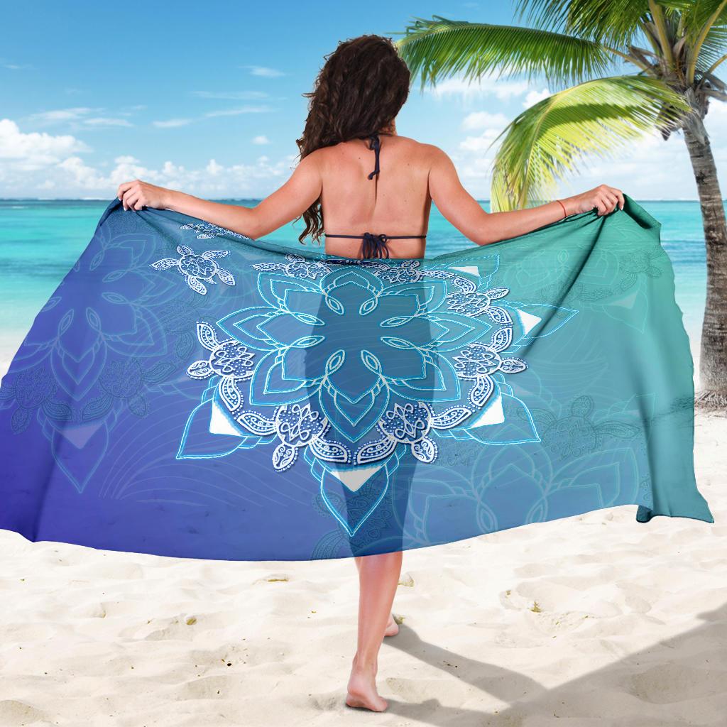 Flower Turtle Sarong - Polynesian Pride