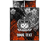 Samoa Polynesian Personalised Quilt Bed Set - Vintage Polynesian Style - Polynesian Pride