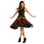 Marshall Islands Polynesian Midi Dress - Turtle Hibiscus Reggae - Polynesian Pride