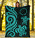 Cook Islands Premium Blanket - Reggae Tentacle Turtle - Polynesian Pride