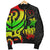 Chuuk Micronesian Men Bomber Jacket - Reggae Tentacle Turtle - Polynesian Pride