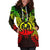 Vanuatu Polynesian Hoodie Dress Map Reggae - Polynesian Pride