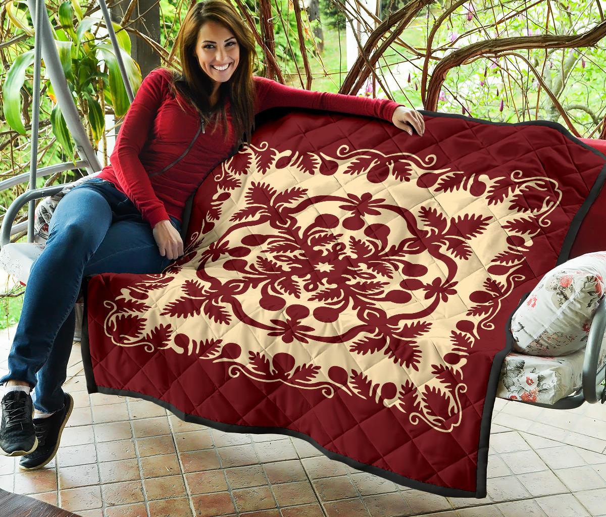 Hawaiian Quilt Royal Premium Quilt - Polynesian Pride