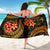 Fiji Sarong - Gold Plumeria Coat of Arm - Polynesian Pride