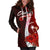 Chuuk Micronesia Hoodie Dress - Coat Of Arm With Hibiscus - Polynesian Pride