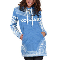Kosrae Women's Hoodie Dress - Polynesian Flag Chief - Polynesian Pride