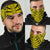 Polynesian Hard Tatau Yellow Unisex Bandana - Polynesian Pride