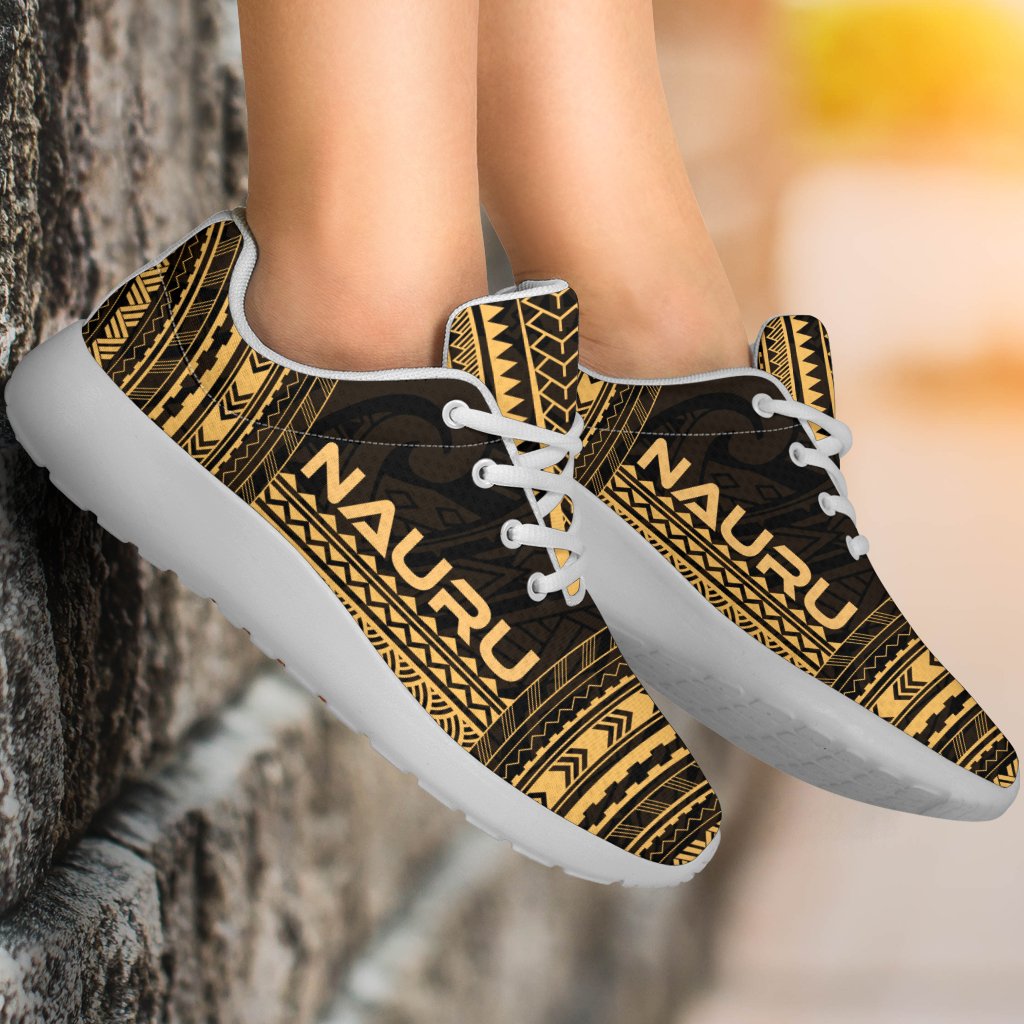 Nauru Sporty Sneakers - Polynesian Chief Gold Version - Polynesian Pride