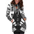 Fiji Hoodie Dress - Polynesian Tattoo Black - Polynesian Pride