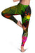 The Philippines Polynesian Women's Leggings - Hibiscus and Banana Leaves - Polynesian Pride