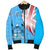 Fiji Polynesian Men's Bomber Jacket - Fiji Flag - Polynesian Pride