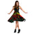 Hawaii Polynesian Midi Dress - Turtle Hibiscus Reggae - Polynesian Pride