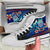 American Samoa High Top Shoes Blue - Vintage Tribal Mountain - Polynesian Pride