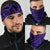 Polynesian Tatau Mixed Purple Set Unisex Bandana - Polynesian Pride