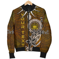 Samoa Custom Personalised Men's Bomber Jackets - Polynesian Boar Tusk - Polynesian Pride