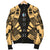 Guam Men Bomber Jackets - Polynesian Tattoo Gold - Polynesian Pride