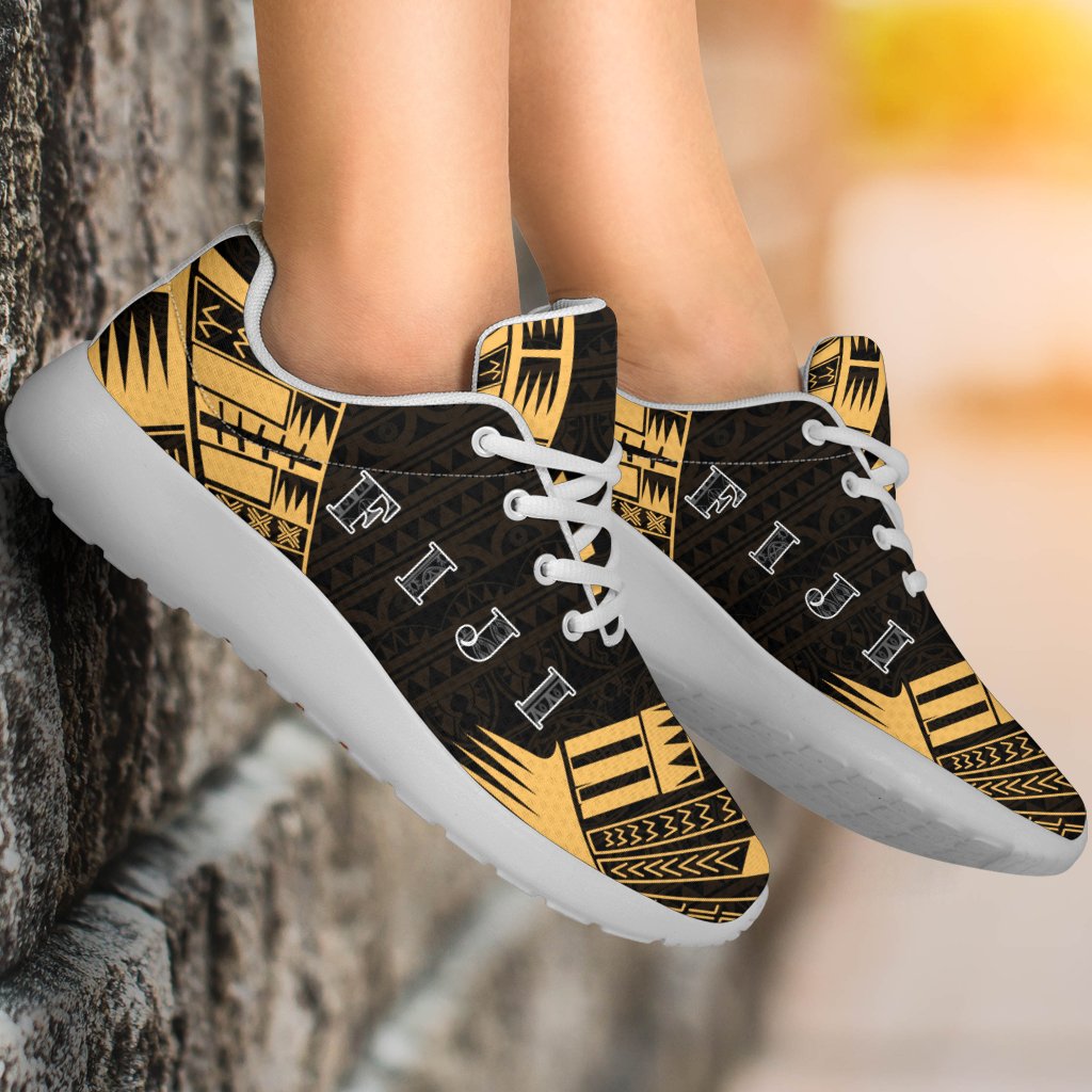 Fiji Sport Sneakers - Polynesian Tattoo Gold - Polynesian Pride
