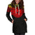 Tahiti Women Hoodie Dress - Tahiti Coat Of Arms Polynesian Reggae Color - Polynesian Pride