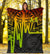 American Samoa Premium Blankets - Seal With Polynesian Pattern Heartbeat Style (Reggae) - Polynesian Pride