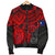 Guam Polynesian Bomber Jacket (Men) - Red Turtle - Polynesian Pride