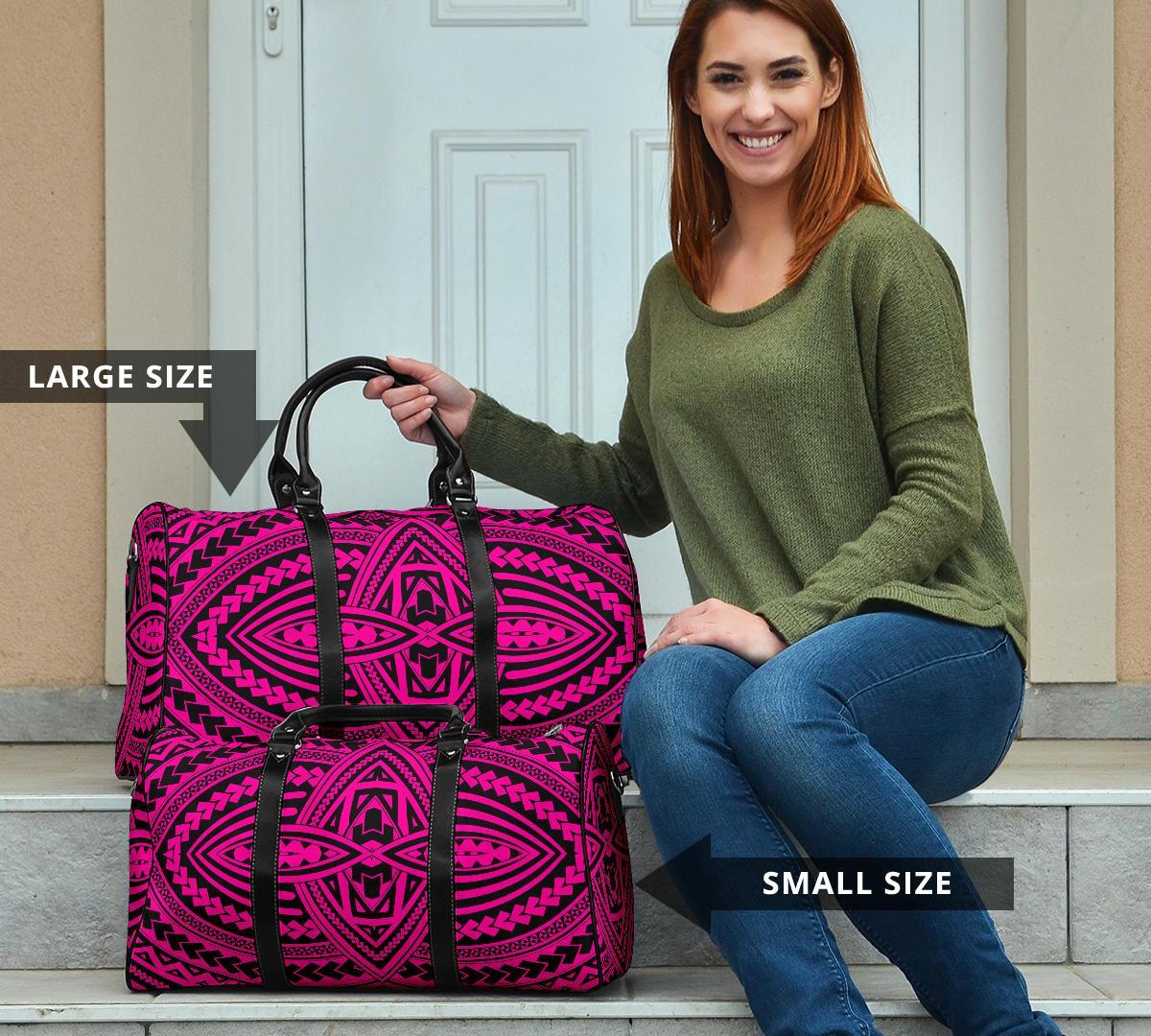 Polynesian Seamless Pink Hawaii Travel Bag - Polynesian Pride
