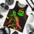 Vanuatu Polynesian Men Tank Top - Turtle With Blooming Hibiscus Reggae Reggae - Polynesian Pride