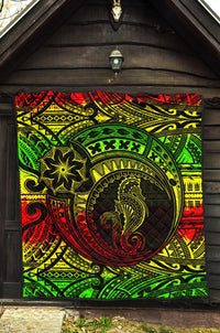 Seahorse Polynesian Premium Quilt - Polynesian Tattoo Reggae - Polynesian Pride