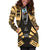 Guam Hoodie Dress - Polynesian Tattoo Gold - Polynesian Pride